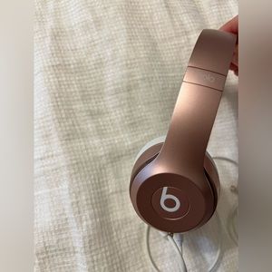 Rose gold beats solo headphones